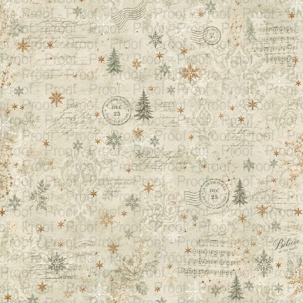 A Besties Christmas scrapbook paper designs by Decor8yourlife for holiday memory keeping and December Daily albums.
