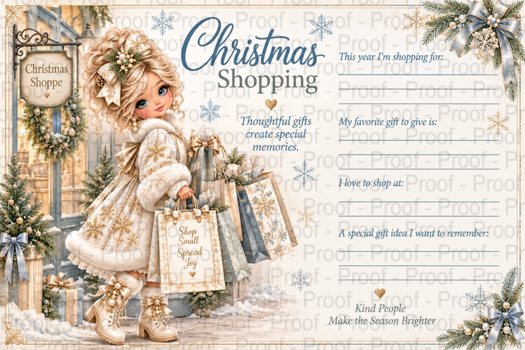 Christmas theme ephemera cards from the "A Besties Christmas" paper collection by Decor8yourlife. Perfect for friendsmas, december daily, junk journals, memory keeping and scrapbooks.